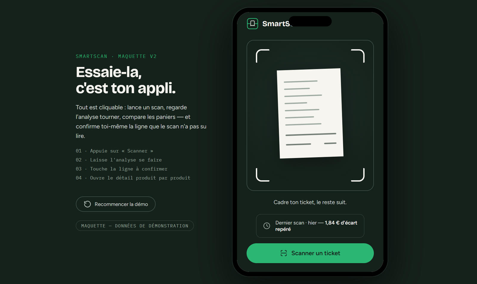 Aperçu — MVP comparateur de prix